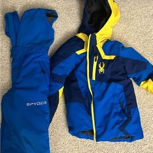 Boys Spyder ski jacket and pants